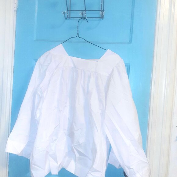 White Choir Robe Top - Picture 2 of 5